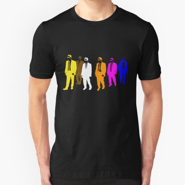 Colores del depósito con Mr. Blue Camiseta ajustada