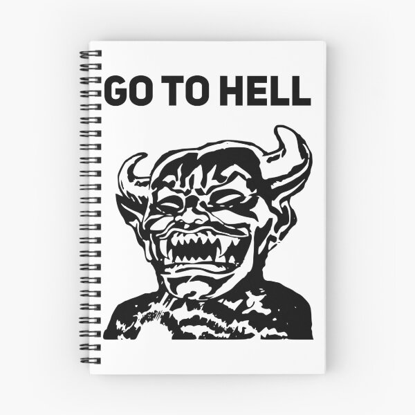 Item preview, Go to Hell Demon Irreverent Funny T-Shirt designed and sold by Joepseudo.