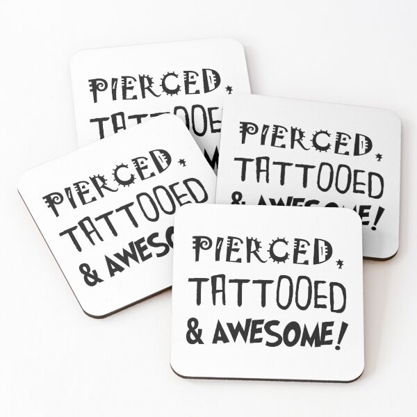 Item preview, Pierced Tattooed And Awesome designed and sold by TheBestStore.