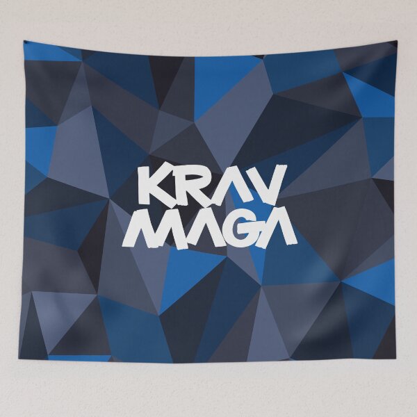 Item preview, Krav Maga Rough Blue Geometry designed and sold by polliadesign.