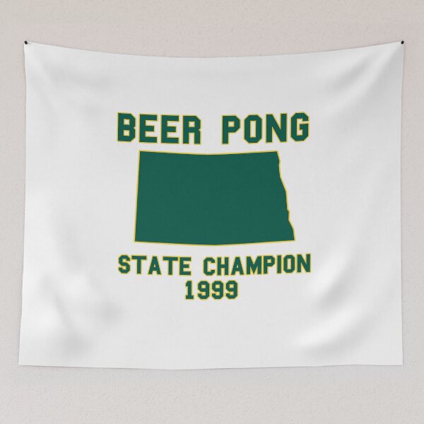 Artikelvorschau, Weinlese-North Dakota Bier Pong-Staatsmeister entworfen und verkauft von fearcity.