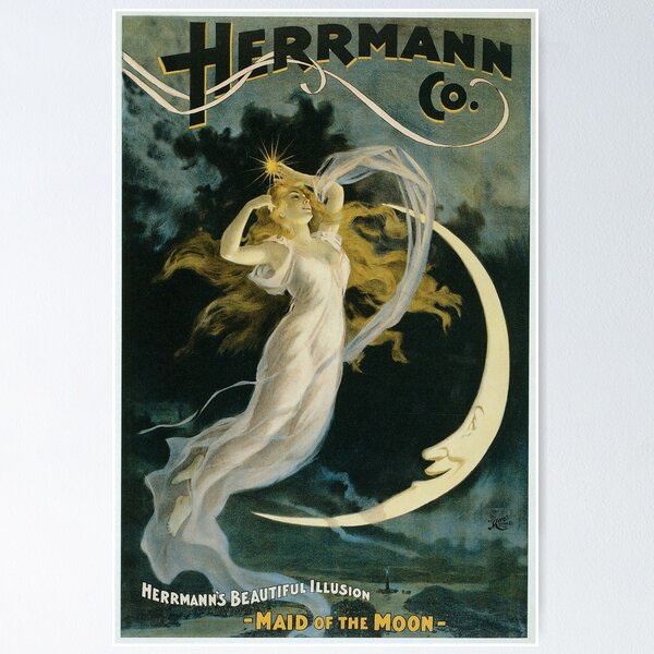 Aperçu de l'œuvre Affiche vintage de Herrmann Co. Magic créée et vendue par talesanura.