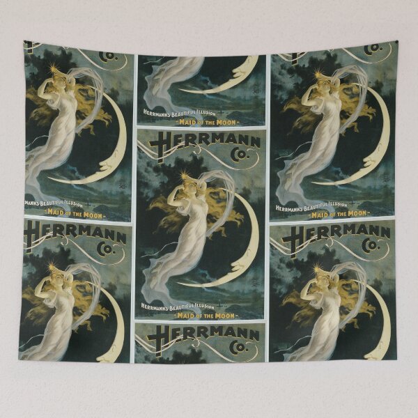 Item preview, Vintage Herrmann Co. Magic Poster designed and sold by talesanura.