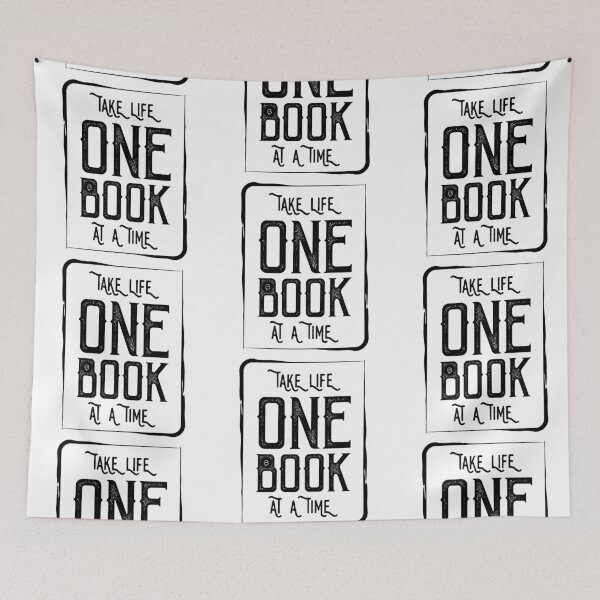 Item preview, Take life - one book at a time | bookrebels | book lovers | readers | bookworm designed and sold by Bookrebels.