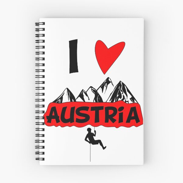 Item preview, I love Austria. Heart love mountains gift designed and sold by dm4design.