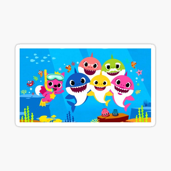 Baby Shark Stickers | Redbubble