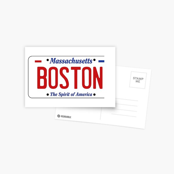 Item preview, BOSTON - Massachusetts License Plate designed and sold by 1MNL1.