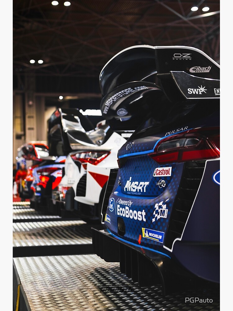 19 Rally Cars Citroen C3 Wrc Hyundai I Wrc Toyota Yaris Wrc Ford Fiesta Wrc Greeting Card By Pgpauto Redbubble