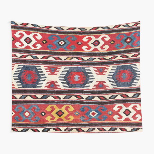 Kazak Antique South West Caucasus Kilim Tapestry