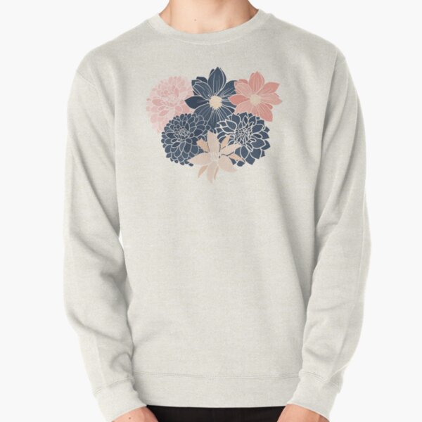 Dahlias Floral Flower  Pullover Sweatshirt