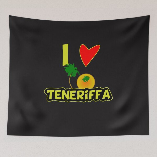 Item preview, I love Tenerife. Heart love gift beach designed and sold by dm4design.