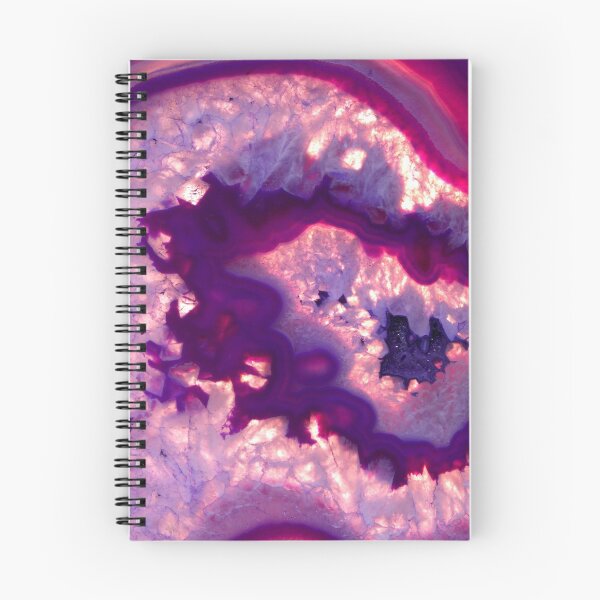 Item preview, Beautiful Purple Rose Pink Agate Geode Gemstone Crystal designed and sold by BlueBerry-P.