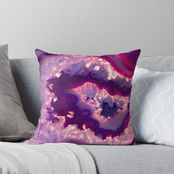 Item preview, Beautiful Purple Rose Pink Agate Geode Gemstone Crystal designed and sold by BlueBerry-P.