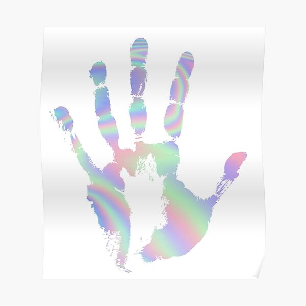 Roswell Hand Print Poster