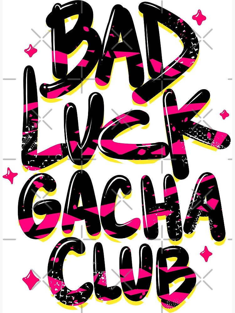 Bad Luck Gacha Club Greeting Card By Astrayeah Redbubble