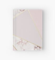 Beautiful Rose Gold Marble Hardcover Journal