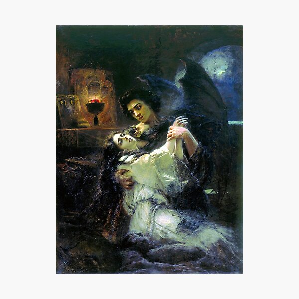 Item preview, Tamara and the Demon - Konstantin Makovsky designed and sold by forgottenbeauty.