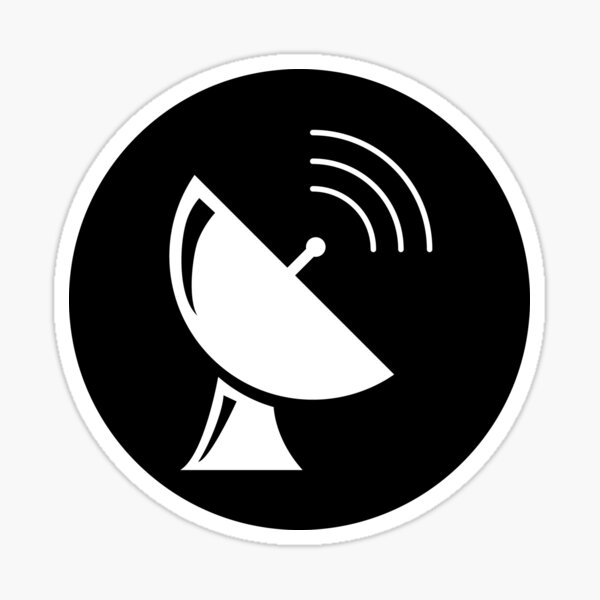 satellite dish stickers