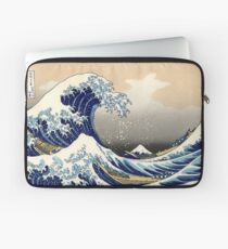 Funda para portátil La gran ola frente a Kanagawa