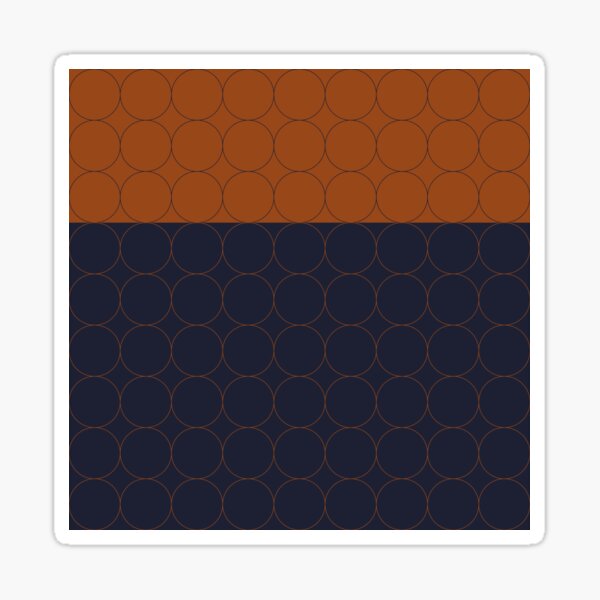 Aperçu de l'œuvre Cercles de marine et de rouille II créée et vendue par BlertaDK.