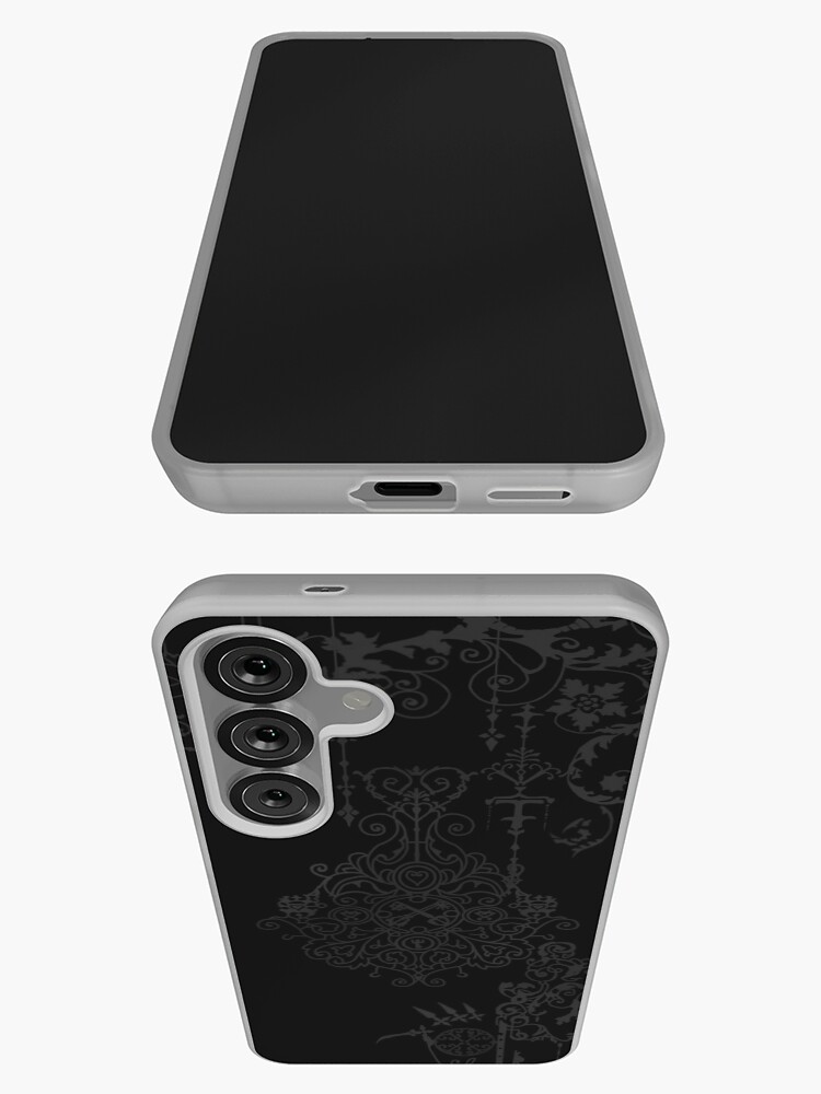 Imagen 3 de 4, Funda de Samsung Galaxy con la obra KH3 Diseño Negro, diseñada y vendida por Luzvick.