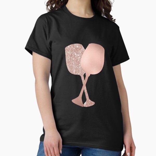Artikel-Vorschau von Roségoldene Weingläser für Mädchen, designt und verkauft von ColorFlowArt.