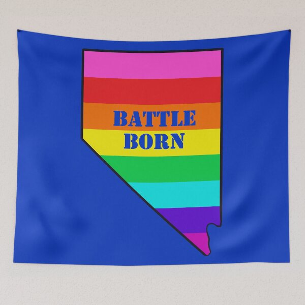 Item preview, Battle Born - Nevada Pride Flag State designed and sold by TheSaltOverlord.
