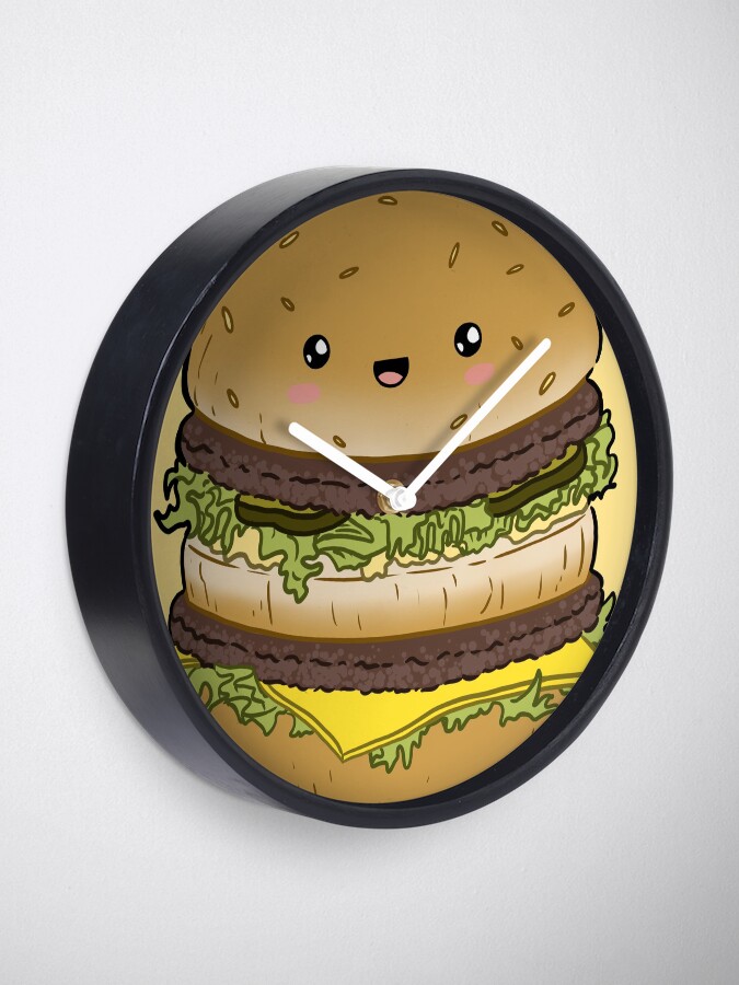 burger clock