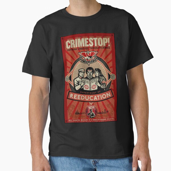 Aperçu de l'œuvre INGSOC 1984 Thoughtcrime créée et vendue par LibertyManiacs.