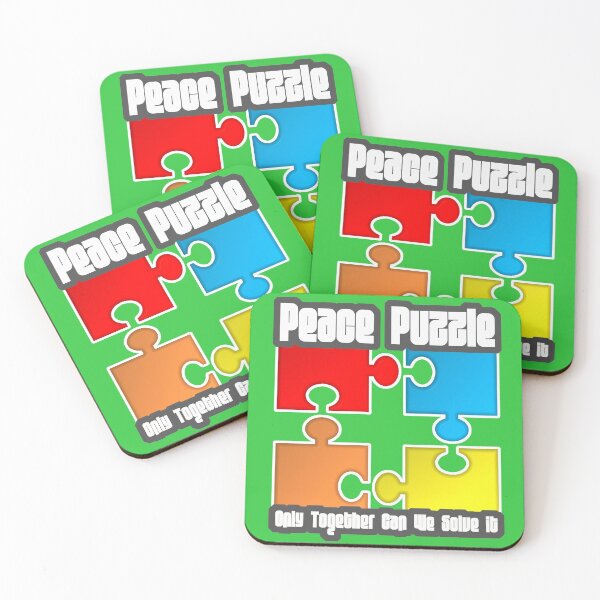 Item preview, Peace Puzzle, only together can we solve it designed and sold by PromoteProgress.