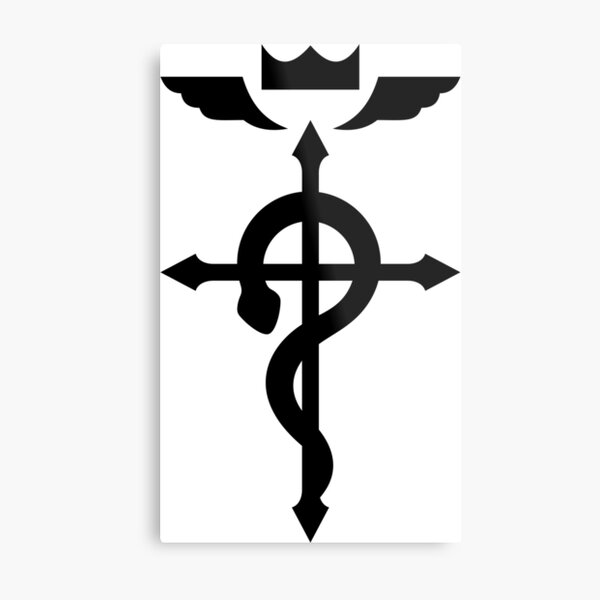 Full Metal Alchemist - Flamel Symbol Metal Print