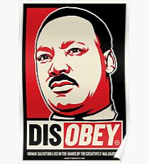 Martin Luther King Civil Disobedience Shirts Poster