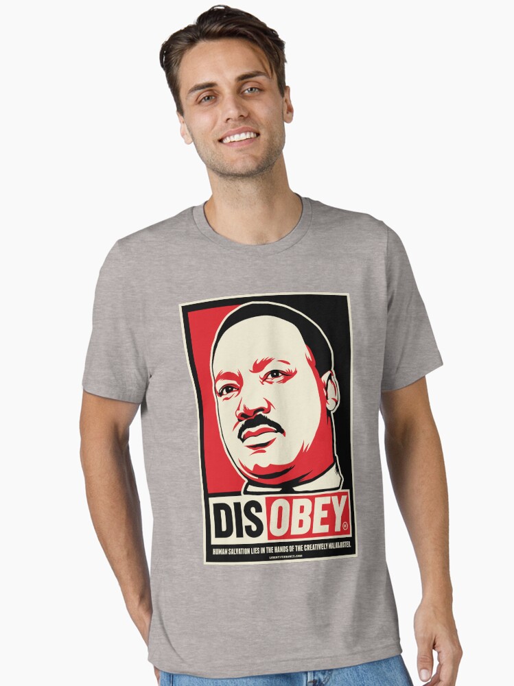 Thumbnail 1 of 7, Essential T-Shirt, Martin Luther King Civil Disobedience Shirts designed and sold by LibertyManiacs.