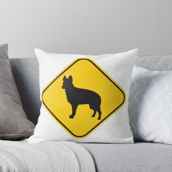 Item preview, Dog: German Shepherd crossing/caution road sign! designed and sold by ArtBart.