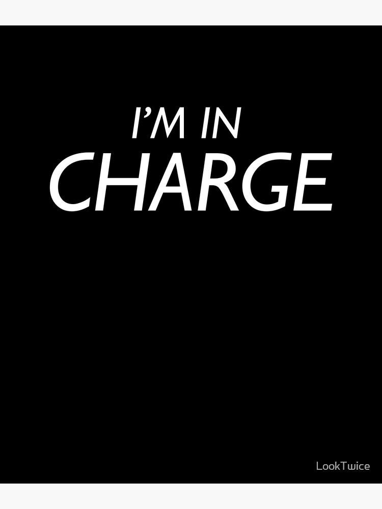 Funny I'm In Charge Bossy Arrogant Boss T-Shirt Funny I'm In Charge Bossy Arrogant Boss T-Shirt