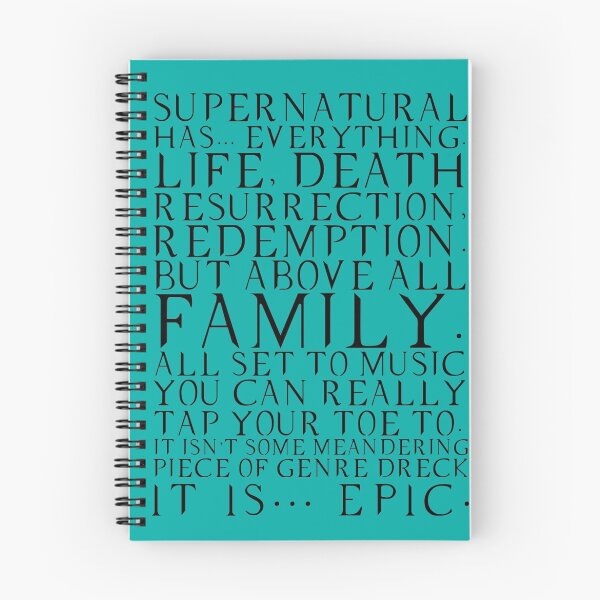 Item preview, Supernatural is epic. designed and sold by Midgardian Fangirl.