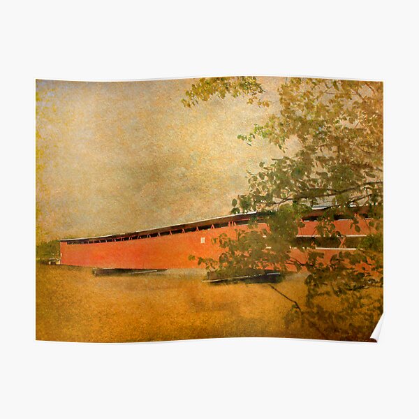 Langley Covered Bridge Poster