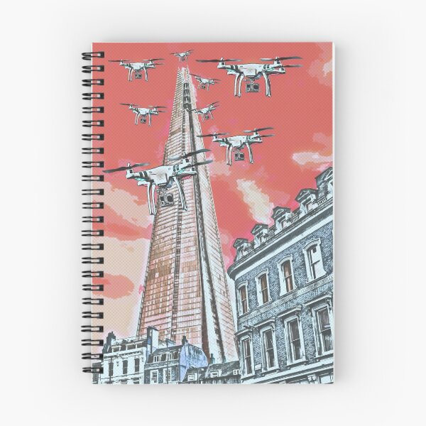 Item preview, Drones leave the Shard nest in red by #fftw designed and sold by TimConstable.