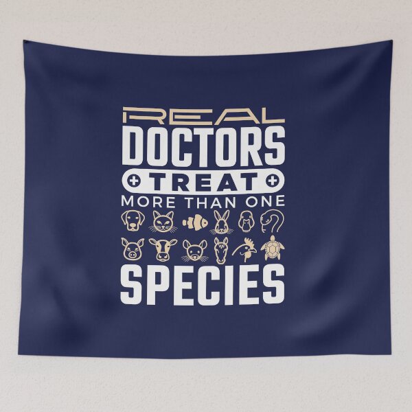 Item preview, Veterinarian Real Doctors Treat More Than One Species designed and sold by jaygo.