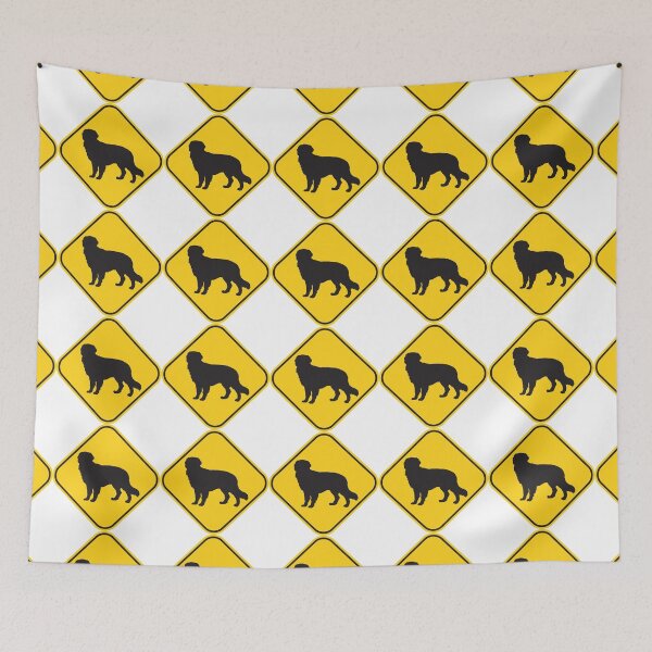 Item preview, Dog: Golden Retriever crossing/caution road sign! designed and sold by ArtBart.