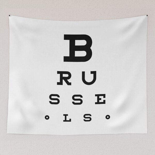 Item preview, Brussels - Eye Test Chart designed and sold by fromthereco.