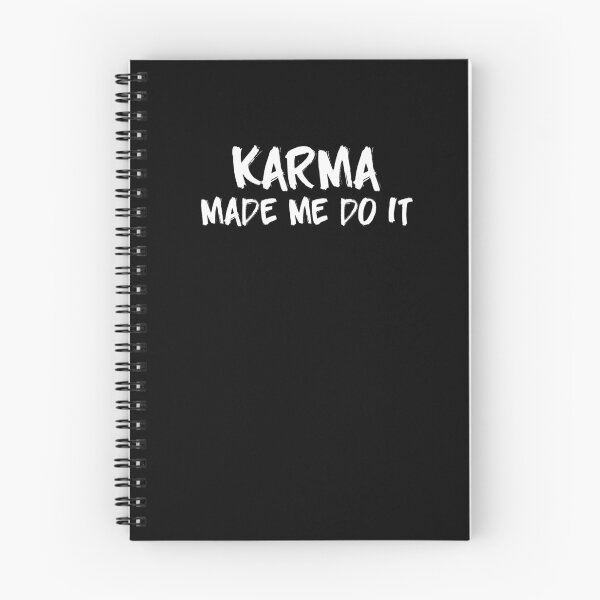 Item preview, Funny Karma Made Me Do It Sarcasm Angst Teen Preteen T-Shirt designed and sold by LookTwice.