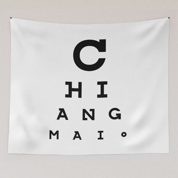 Item preview, Chiang Mai -  - Eye Test Chart designed and sold by fromthereco.