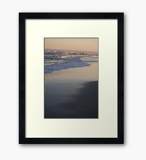 Sunset in Long Beach Framed Print