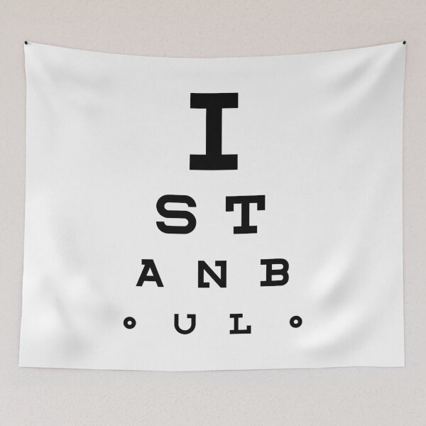 Item preview, Istanbul - Eye Test Chart designed and sold by fromthereco.