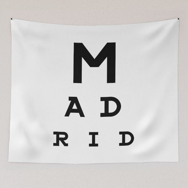 Item preview, Madrid - Eye Test Chart designed and sold by fromthereco.