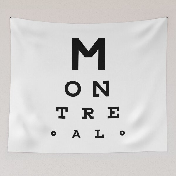 Item preview, Montreal - Eye Test Chart designed and sold by fromthereco.