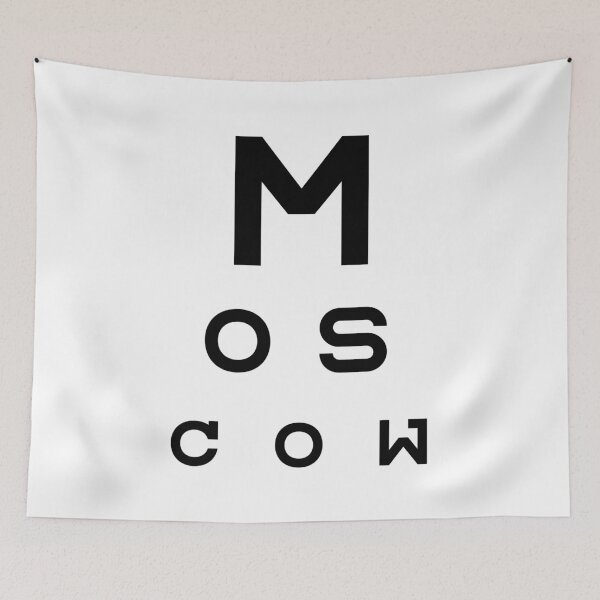 Item preview, Moscow - Eye Test Chart designed and sold by fromthereco.