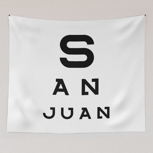 Item preview, San Juan - Eye Test Chart designed and sold by fromthereco.