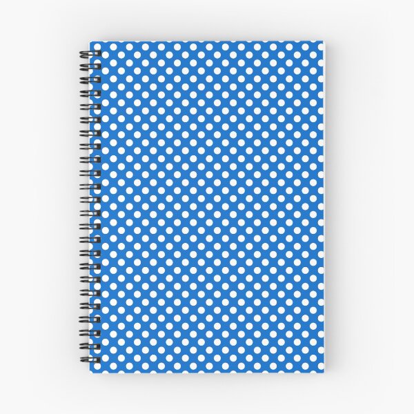 Item preview, Polka Dot - White on Blue designed and sold by Matty Sievers.